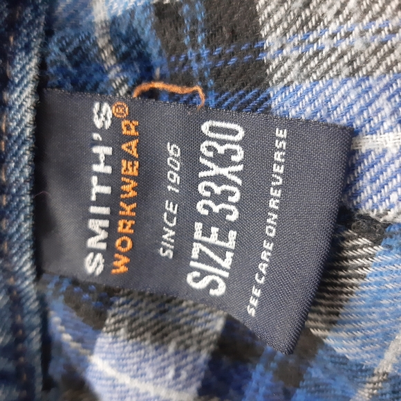 Smiths Workwear FLANNEL LINED Carpenter Jeans - Picture 4 of 8